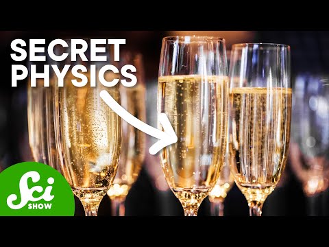 Why Are Champagne Bubbles So Tidy?