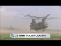 US Helicopters Land in Poland: Six US army helicopters make emergency landing