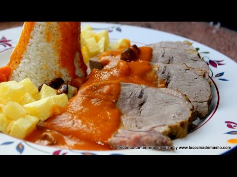 Redondo de ternera en salsa