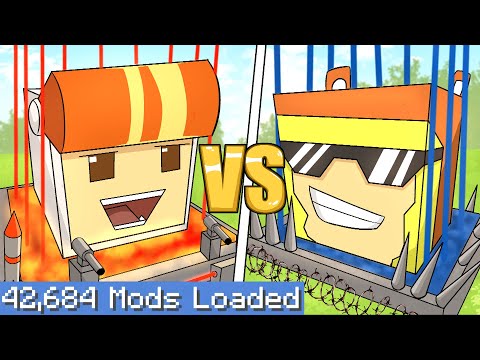 Socksfor1 vs Blaza: Epic Minecraft Modpack Base Battle!