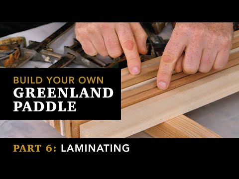 Building a Greenland Paddle, Part 6: Laminating a Greenland Paddle