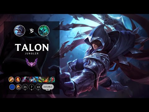 Talon Jungle vs Hecarim - EUW Master Patch 12.17