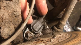 REPLACING an rear “abs speed sensor” on a honda pilot (tricky)
