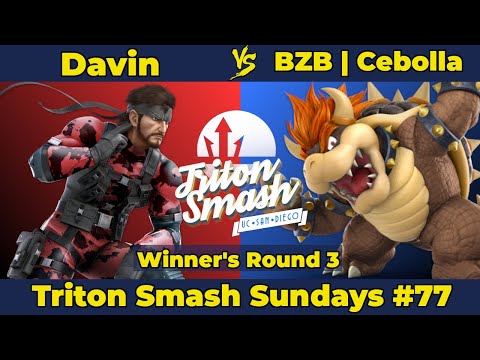 TSS 77 - Davin (Snake) vs BZB | Cebolla (Bowser) - WR3 - SSBU