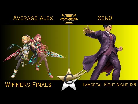 Immortal Fight Night 126 Winners Finals - Average Alex (Pyra) vs Xen0 (Kazuya) Smash Ultimate - SSBU