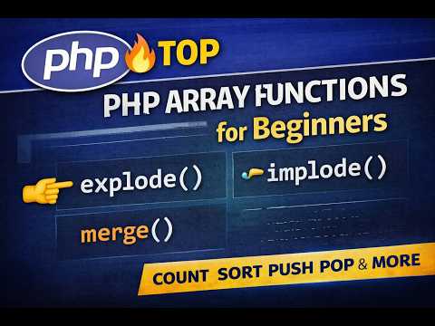 Top Php Array Functions For Beginners Explode Implode Merge