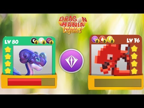 Pixel Dragon VS Stardust Dragon - ENCHANT DRAGON BATTIE | Dragon Mania Legends | part 1002 HD