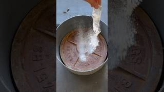 How to clean a rusty weight with cocaine! #homegym #rust #weights