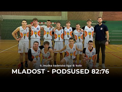 II. muška kadetska liga - 8. kolo: Mladost - Podsused
