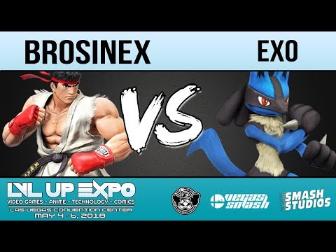 LVL Up Expo 2018: [Smash 4] Brosinex (RYU) vs Exo (Lucario) - Groups