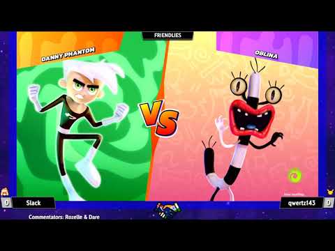 Slack (Danny Phantom) vs qwertz143 (Oblina) - Nickelodeon All-Star Brawl @ LXG
