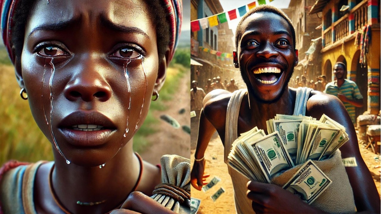 My HUSBAND left ME with two Kids,Taking Away All The Money #africantale #tales #foltales