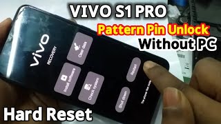 Vivo s1 pro pattern pin lock reset 2021  Vivo s1 p