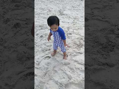 Rangsang sensori firas #pasirpantai #trisomy21 #downsyndrome #anaksyurga