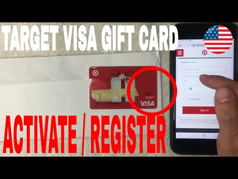 ✅ How To Activate And Register Target Visa Debit Gift...