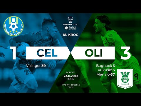 18.krog: Celje - Olimpija 1:3 ; Prva liga Telekom Slovenije 2019/2020