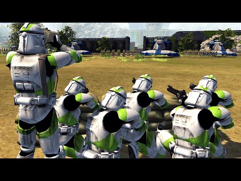 Clone Wars Battle of the Bases! - Men of War: Star Wars Mod Battle Simulator