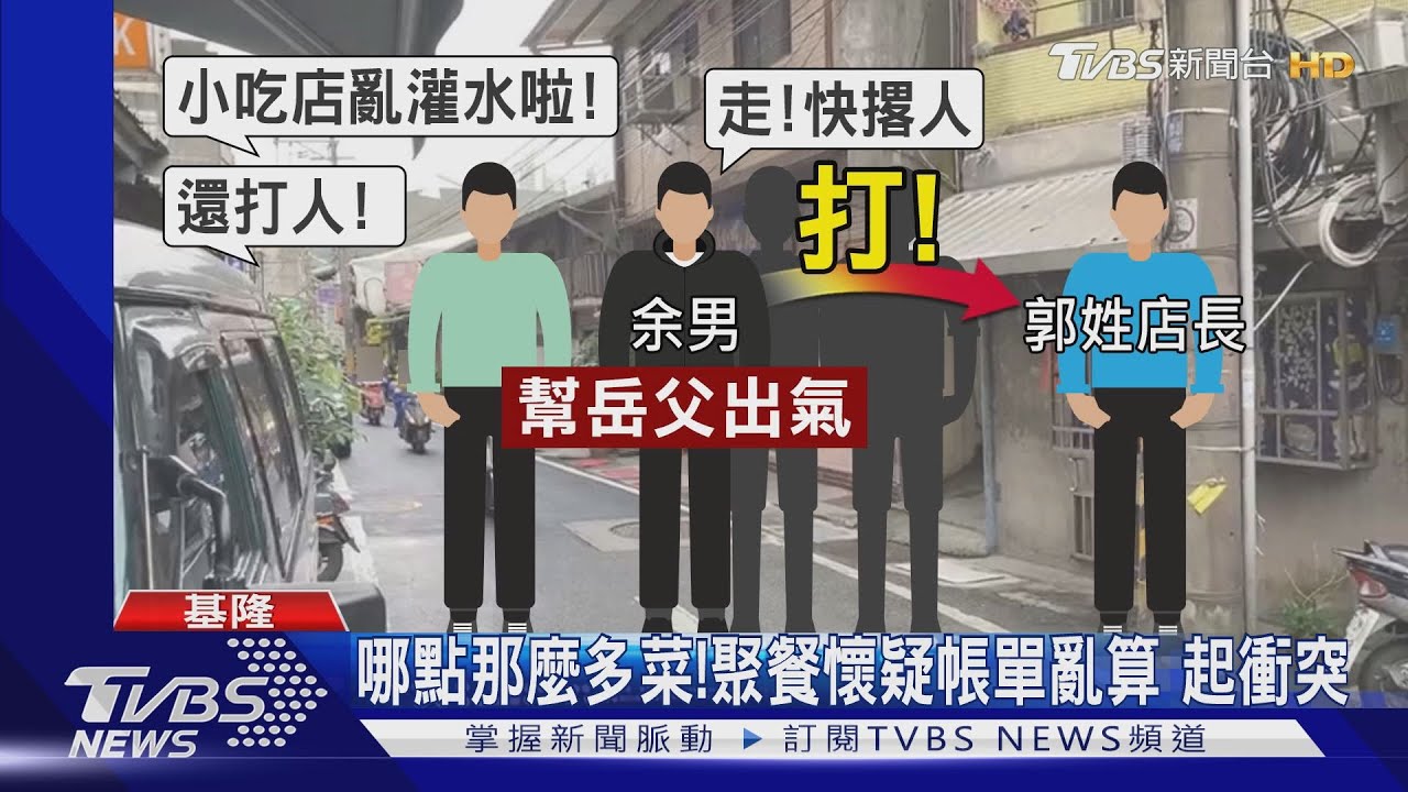 你打我岳父!質疑帳單灌水 撂人幫討公道