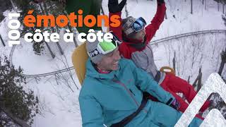 Snow tubing Park at Sommet Saint-Sauveur