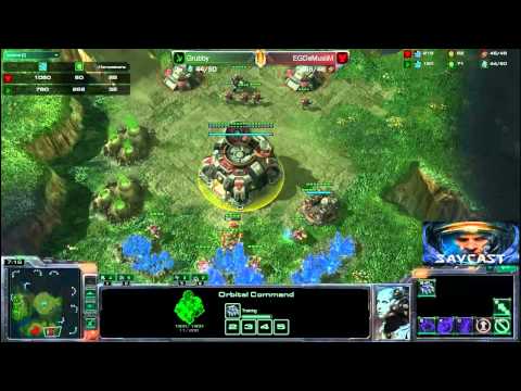 Savcast #25 - EGDemuslim vs Grubby Game 1 part 1 ESL Daily Motion Group G