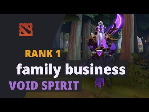 family business (Rank 1) plays Void Spirit Dota 2 Full Game