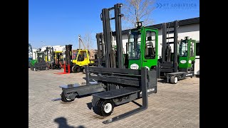 Combilift C4500 / DIESEL / WIDE FORK POSITIONER / Free Lift / Cabin / Like side loader for sale - Image 5 | Forkliftonline UG Combilift C4500 / DIESEL / WIDE FORK POSITIONER / Free Lift / Cabin / Like side loader | Image 5 - Forkliftonline