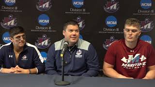 Maritime Football Post-Game Press Conference - Castleton