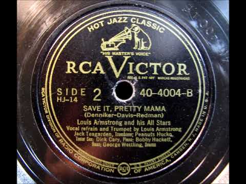 SAVE IT PRETTY MAMA Live by Louis Armstrong and Jack Teagarden 1947