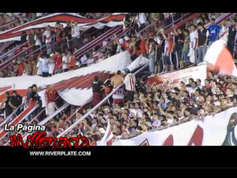 ""Esta es la banda de River Plate" - La Página Millonaria" Barra: Los Borrachos del Tablón • Club: River Plate