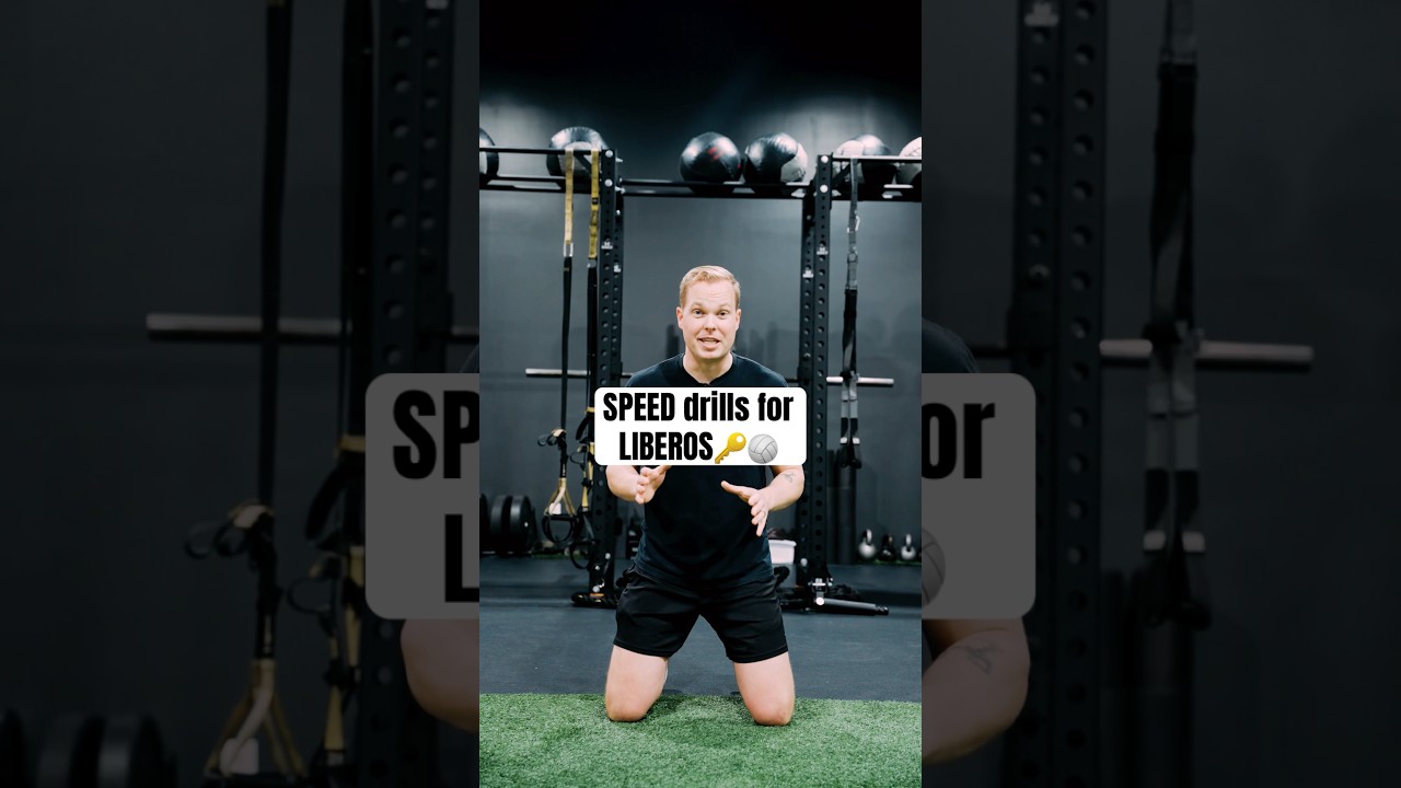 SPEED drills for LIBEROS🏐🚨 #sportsspecifictraining #volleyball #speedtraining #athletetraining