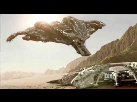 Stargate Atlantis - Crashing A Wraith Hive Ship