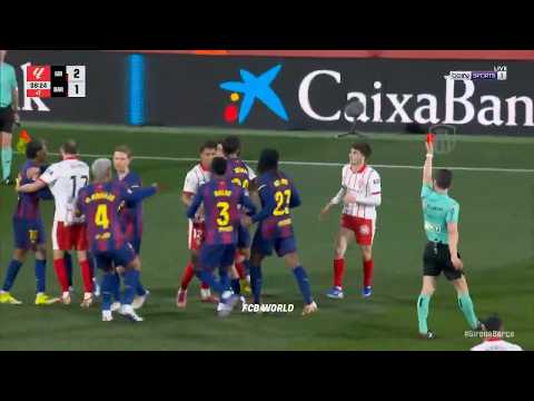 Joel Roca RED CARD | Joel Roca TARJETA ROJA | Girona vs Barcelona | LaLiga 2025-2026