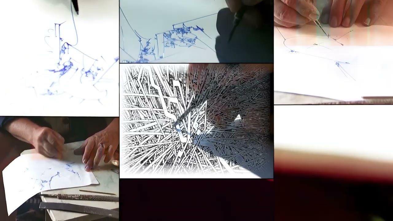 Visual Thinking - inner landscapes - out of a black whole (Enhanced 4K)