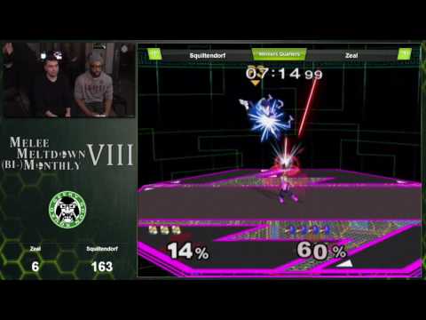 MMBM#8 - Squiltendorf (Fox) Vs. Zeal (Falco) - Winners Quarters - Melee