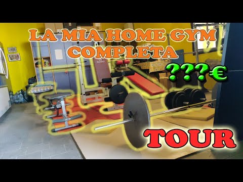 La Mia Home Gym Economica Completa! | Video Tour