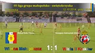 preview picture of video 'Wierna Małogoszcz - Wisła II Kraków 1:1. Skrót meczu - 2014-10-12.'