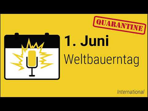1. Juni - Weltbauerntag