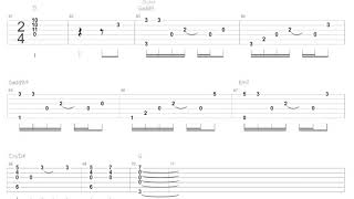 On My Own + One Day More - Les Miserables (Guitar Fingerstyle Tab)