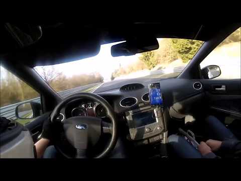 Ford Focus RS Nürburgring Nordschleife BTG 7m57 with traffic 26.03.17