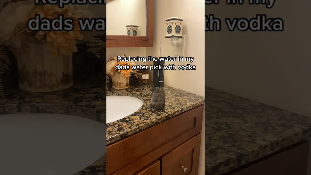 Replacing My Dads Water With Vodka