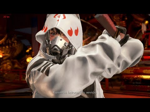 840_7 Julia Blue ryona vs Kunimitsu ryona - Tekken 7 (Uchiha x24) sin Graficaq #kunimitsu #josie