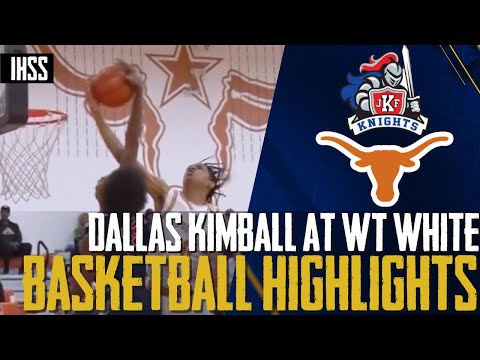 Dallas Kimball at W T White - 2023 Week 20 Basketball Highlights