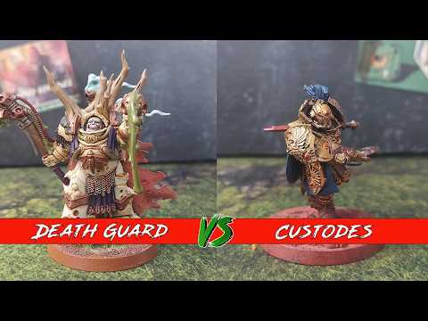 Death Guard v Custodes - 10th edition Warhammer 40k Battle Report