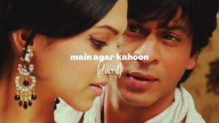 main agar kahoon -- sonu nigam // shreya ghoshal | slowed // reverbed // lofi