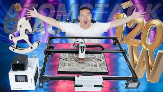 120W Ultimate Water-Cooled Laser Engraver?! Full Review of the AtomStack Glacier
