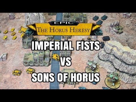 EPIC 30K Battle Report - Imperial Fists vs Sons of Horus 3000 pts