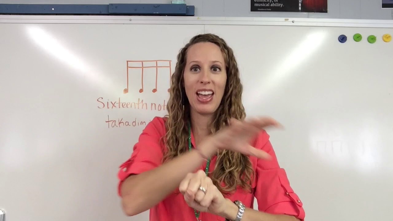 Label the Notation of Sixteenth Notes