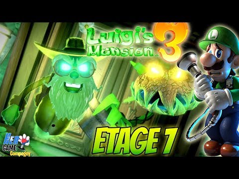 Luigi's Mansion 3 le 7 ième Etage Les suites Champêtres Plante Carnivore Nintendo Switch Gameplay
