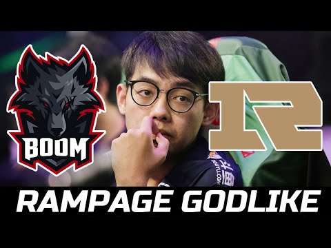 BOOM VS RNG GAME 1 - RAMPAGE GODLIKE SOMNUS GAMERS WITHOUT BORDERS 2022 GRAND FINAL