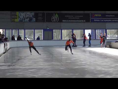 NK Supersprint 100m HB - Tijs van Gennip - Mats van den Bos